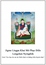 Jigme Lingpa Khai Mở Phục Điển Longchen Nyingthik