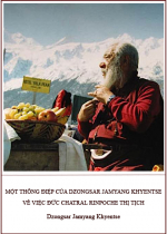 Một thông điệp về việc Đức Chatral Rinpoche thị tịch